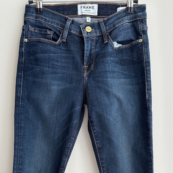 Frame Denim Women's Perry Street Dark Blue Skinny Jeans, Size 26 - Picture 3 of 16